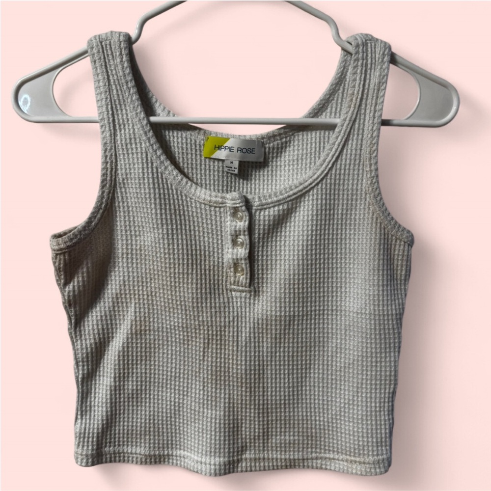 Simple Cropped Tank Top